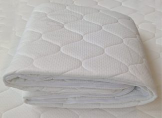 Matratzenbezug 140 x 200 x 19 cm Matratzenschoner versteppt mit Reißverschluss