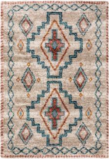 benuta Hochflor-Teppich Gobi, rechteckig, Höhe: 21 mm, Kunstfaser, Berber, Ethno-Style, Wohnzimmer