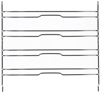 easyPART Backblech wie Bauknecht 481010657448 Haltegitter Whirlpool, Backofen / Herd