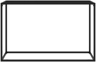 vidaXL Konsolentisch Schwarz 120 x 35 x 75 cm Hartglas [322816]