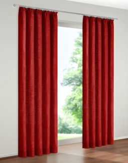 Wirth Vorhang Tromsö, Kräuselband (1 St), blickdicht, Chenille