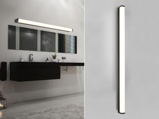 LED Badezimmer Wandleuchte FABIO in Schwarz 120cm - Spiegelleuchte