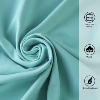 OTTO home Handtücher Leoa, diverse Größen, Sporthandtuch, Reisehandtuch, Strandtuch, Microfaser (4-St), sehr leicht, kompakt, schnelltrocknend, Mikrofaser mit Kontrastnaht