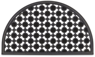 Fußabtreter Gummi halbrund 10020192