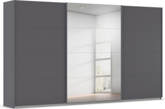 rauch Kleiderschrank Schwebetürenschrank OTTO´s Choice Garderobe Schrank TOP ANGEBOT Avola (in 3 verschiedenen Ausstattungen BASIC/CLASSIC/PREMIUM inkl. Spiegel) mit eleganten Zierleisten in Chrom, Schwarz oder Weiß MADE IN GERMANY