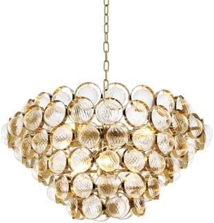 Casa Padrino Luxus Kronleuchter Gold Ø 72 x H. 40 cm - Limited Edition
