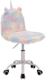 WAHSON OFFICE CHAIRS Kinderstuhl Schreibtischstuhl Bunte Kunstpelz Weiche