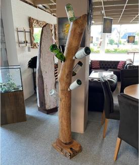 Weinständer Flaschenständer 180 cm Teakholz massiv