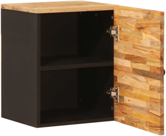 vidaXL Badezimmer Hängeschrank Natur 38 x 33 x 48 cm Massivholz Mango 4018316