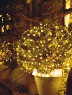 Luxform LED-Lichternetz Lichterkette LED Lichternetz Deko Weihnachten Netz 64LED 1,2 x 1,2m, 8 Leuchtfunktionen