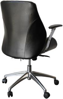 Bürodrehstuhl Designer Drehstuhl Chefsessel Pantera schwarz Racer Car Seat 212600