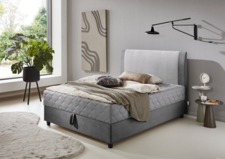 ATLANTIC home collection Boxbett Borgholm, mit Taschen-Federkernmatratze, Bettkasten und Absetzung im Kopteil
