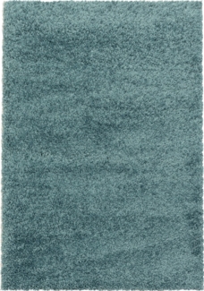 Hochflor Teppich Sima Läufer - 60x110 cm - Blau