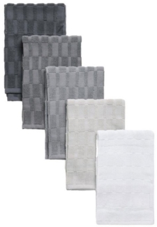 Next Geschirrtuch 5er-Set Frottee-Geschirrtücher aus 100 % Baumwolle, (5-tlg)