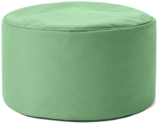 Lumaland Sitzsack-Hocker Pouf rund 50l pastellgrün