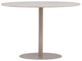 ebuy24 Esstisch Lycke Esstisch Ø110 cm beige.