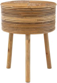 KidsDepot Mylla Rattan Tisch Holz natur