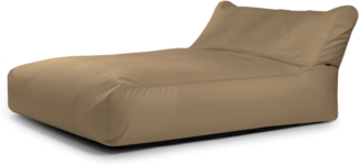 Sitzsack ‘Sofa Sunbed‘, Bezugstoff - Colorin, 100% Olefin, Sand, 80x180x140 cm cm.