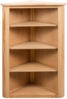 vidaXL Eckregal 59x36x100 cm Massivholz Eiche 247041