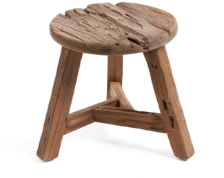Der Yatai Hocker - Natur - M - Natürlich - 37x37x33cm