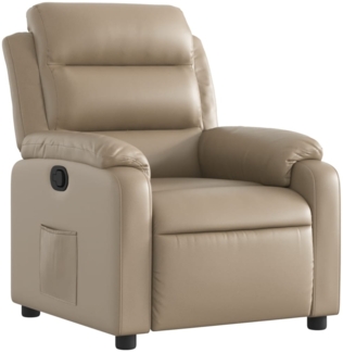 vidaXL Relaxsessel Cappuccino-Braun Kunstleder 373492