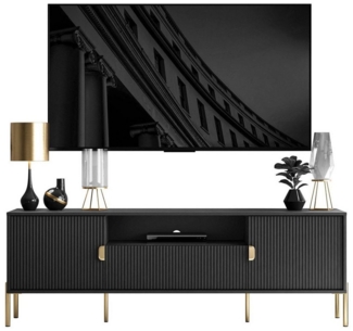 Lookway Lowboard DALIA 180 cm RTV Schrank mit Riffel-Front