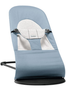 BABYBJÖRN Babywippe Balance Soft Blau/Grau, Cotton/Jersey