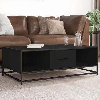 vidaXL Couchtisch Schwarz 100x57x35 cm Holzwerkstoff und Metall 848759