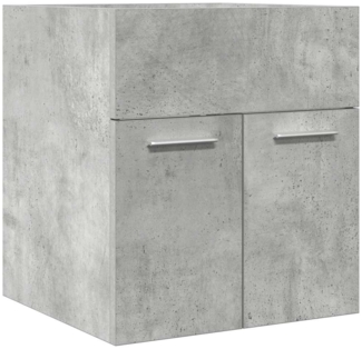 vidaXL Waschbeckenschrank Betongrau 41x38,5x46 cm Holzwerkstoff 856204