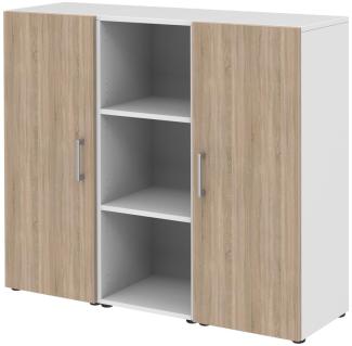 Sideboard in Sonoma Eiche - 120x107,2x34,4cm (BxHxT)