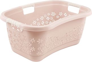 keeeper Wäschekorb lasse, 2er Set, Korb mit Softgriffen, 65 x 45 x 28 cm, 50 l (Set, 2 St), ergonomische Form, komfortable Softgriffe, Hüftstütze