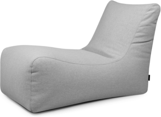 Sitzsack ‘Lounge‘, Bezugstoff - Dunes, 100% Olefin, White Grey, 80x135x80 cm cm.