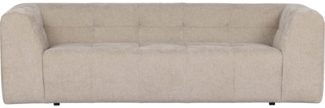 Sofa Grid aus Chenille-Gewebe, Beige