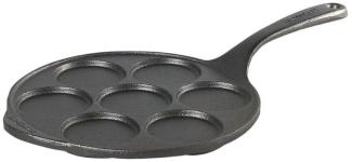 SKEPP Pfannkuchenpfanne 23cm 7 Mulden Gusseisengriff 0032