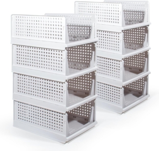 Zedelmaier Organizer Schrank-Organizer Kleiderschrank Schublade faltbare Aufbewahrungsbox (Set, 8 St)