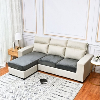 Rosnek Sofahusse 1-4Sitze, Stretch, Samt, Couch Sitzbezug, Sofa Sitzkissenbezug, Sitzkissenschutz Abdeckung