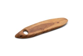 Spetebo Tablett Akazien Baumscheibe Tablett lebensmittelecht - 60x22 cm, Akazienholz, (Stück, 1-tlg, Deko Tablett), Holz Servierbrett braun mit Griffloch