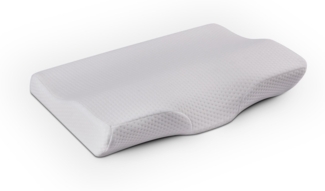 Nackenstützkissen 36x57x10cm - Memory Foam Kopfkissen, Orthopädisches Ergonomisches Nackenkissen mit abnehmbaren Bezug - ÖKO TEX