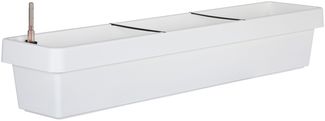 Geli Bewässerungsblumenkasten Viva Kunststoff weiß 100 cm