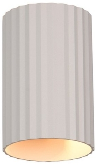 Kleine LED Wandleuchte mit Up and Down Lichteffekt, Metall Grau, Höhe 12cm