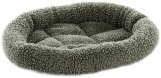 Flamingo Tierkissen Kissen Sherpa oval braun
