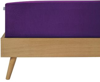 Schiesser Spannbettlaken Jessi - Edeljersey - 150 x 200 cm - Lila