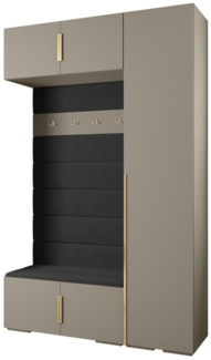 ABIKS MÖBEL Kompaktgarderobe INOVA 1 SATZ 19 Möbelset, Garderobe mit Kleiderstange und Regalen