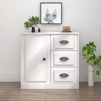 vidaXL Sideboard Weiß 70x35,5x67,5 cm Holzwerkstoff 816192