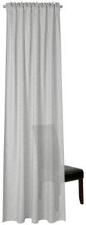 Neutex for you! Vorhang Biella, verdeckte Schlaufen (1 St), halbtransparent, Jacquard, HxB: 245x142, Schal mit verdeckten Schlaufen