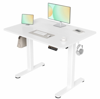Höhenverstellbarer Schreibtisch 100x60 cm Elektrisch, Standing Desk