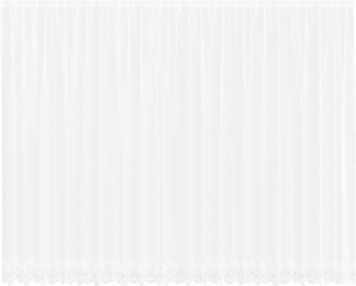vidaXL Spitzenvorhang mit Vorhängen Weiß 600x280cm Polyester 4107824