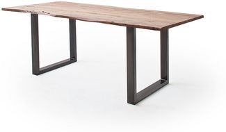 Baumkantentisch >Calabria< in Akazie natur / antik - 180 x 76,5 x 90 (BxHxT)