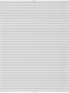 ondeco Plissee nach Maß für alle Fenster innen Montage in Glasleiste mit Spannschuh Sonnenschutz Rollo Sichtschutz Blickdicht - Weiß - B): 111-120 cm, H): 40-100 cm