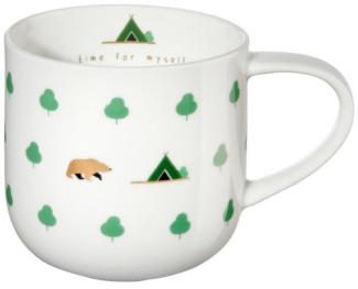 Asa Henkelbecher Coppa Happy Mug time for myself Grün (400ml) 19468014